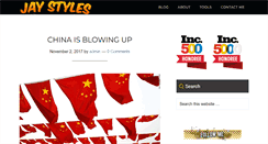 Desktop Screenshot of jaystyles.com